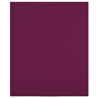 vidaXL Spannbettlaken 2 Stk. Jersey Bordeauxrot 160x200 cm Baumwolle
