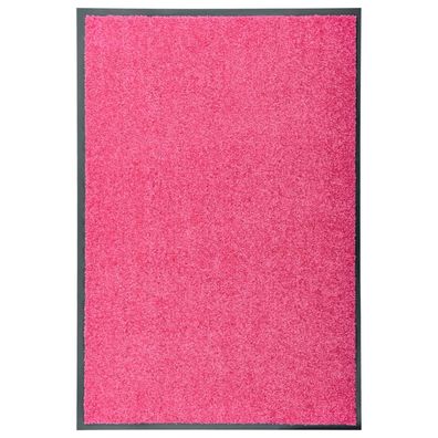 vidaXL Fußmatte Waschbar Rosa 60x90 cm