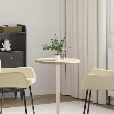 vidaXL Tischplatte Creme Ø50x2,5 cm Marmor