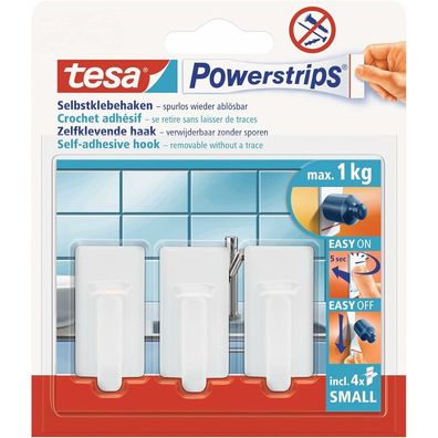 Mini-Haken Weiss Tesa