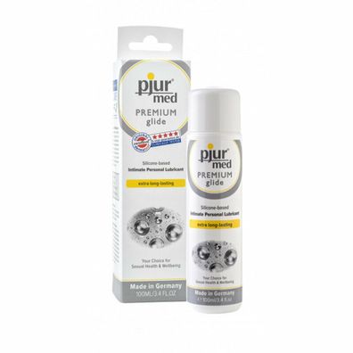 Med Premium Glide Gel auf Silikonbasis für Körperpflege und erotische Spiele 100ml
