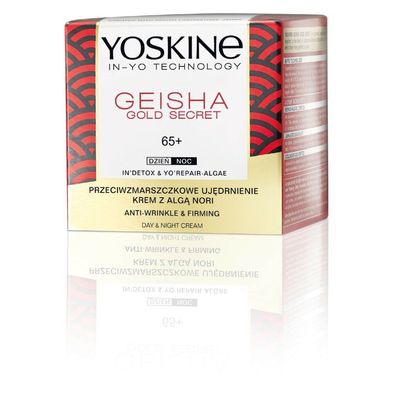 Geisha Gold Secret 65+ Anti-Falten Straffende Tages- & Nachtcreme mit Nori-Algen 50ml