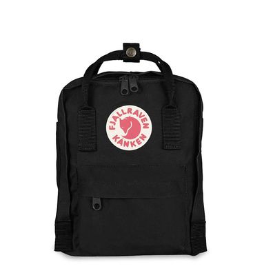 Fjällräven Kånken Mini 23561, Black, Mädchen & Jungen