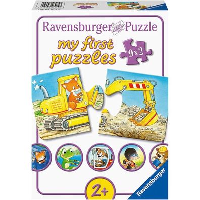 Ravensburger Puzzle Animals In Construction