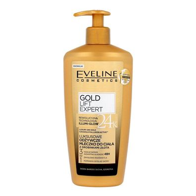 Cosmetics Luxury Expert 24k Gold Nourishing Body Lotion With Gold Particles 350ml