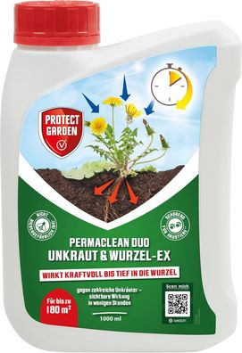 Protect Garden Permaclean Duo Unkraut & Wurzel-Ex 1l