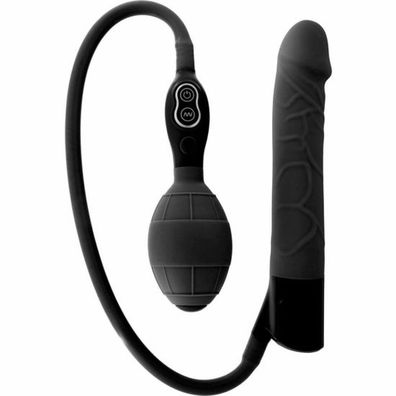 Aufblasbarer vibrierender Dildo in modernem Design mit 7 Vibrationsstufen
