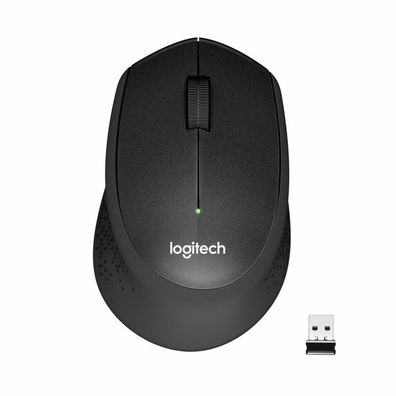 Mouse M330 Silent Plus Wireless Black Schwarz (910-004909) (910004909)