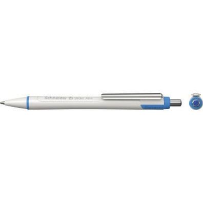 Kugelschreiber Slider Xite 1332 - weiß/blaues Gehäuse Mine XB blau