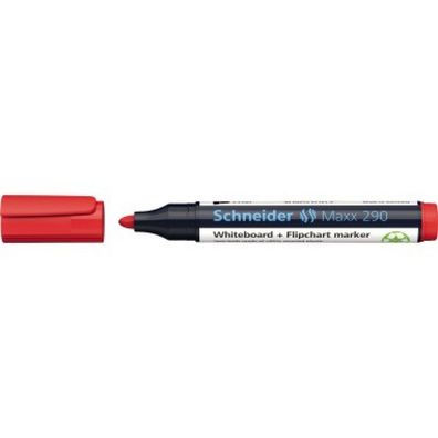 Whiteboardmarker Maxx 1290 - rot 2-3 mm Rundspitze non-permanent nachfüllbar