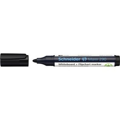 Whiteboardmarker Maxx 1290 - schwarz 2-3 mm Rundspitze non-permanent nachfüllbar