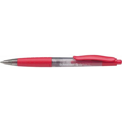 Gelroller Gelion 101002 - rot 0,4 mm Edelstahlspitze weiche Gummigriffzone