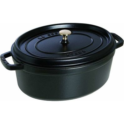 Staub Roaster oval 33cm 6,7l black Schwarz 40509-322-0 405093220 (40509-322-0)
