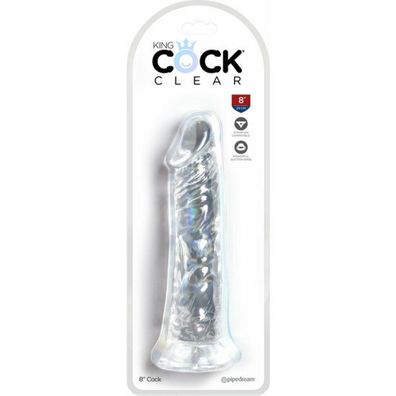 King Cock König Hahn Realistischer Dildo - Klar 8, 1 Stück 5757-20, Transparent