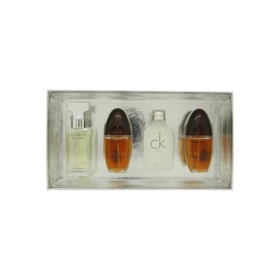 Women Miniature Gift Set 15ml Eternity EDP + 15ml CK One EDT + 2 x 15ml Obsession EDP
