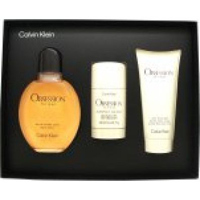 Obsession Geschenkset 125ml EDT + 75ml Aftershave Balsam + 75 g Deodorant Stick