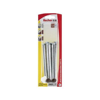 fischer Fensterrahmendübel F 10 M 112 (silber, 6 Stück, mit Schraube)