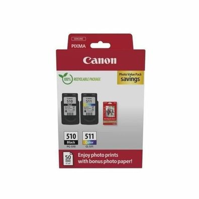 PG-510 CL-511 PG510 CL511 Photo Paper Value Pack 2er-Pack 2erPack (2970B017)