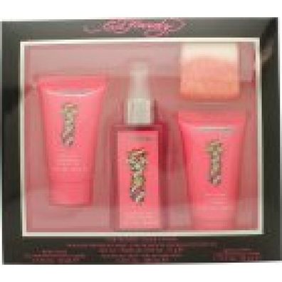Women Gift Set 100ml Body Mist + 50ml Body Wash + 50ml Body Lotion + 75g Bath Fizz