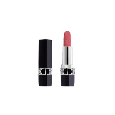 Dior Rouge, seidenmatt, cremefarbener Lippenstift, 757, Pink Paw, 3,5 g