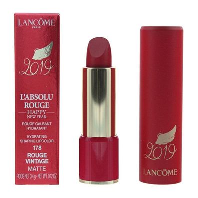 L' bsolu Rouge, Matter, cremefarbener Lippenstift, 178, Rouge Vintage, 3,4 g