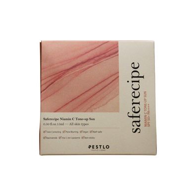 Saferecipe Niamin C Tone Up Sonnencreme, vegan, tonisierend, Gesichtscreme, 50 ml