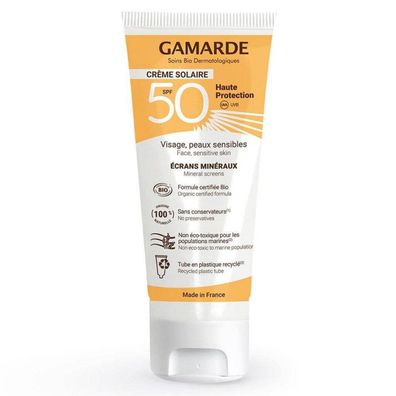Bio, Sonnenschutz, Sonnenschutzcreme, für Gesicht, SPF 50, 40 ml
