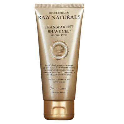 transparent, 100% vegan, feuchtigkeitsspendend und weichmachend, Rasiergel, 100 ml