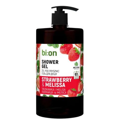 Strawberry & Melisa, Duschgel, für alle Hauttypen, 946 ml