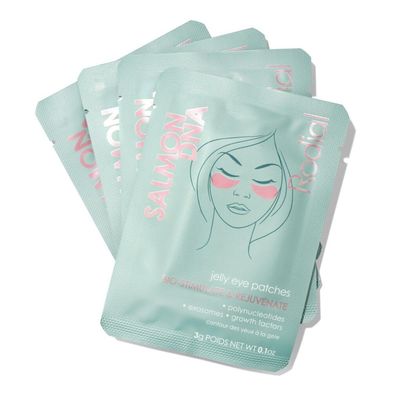 Lachs-Gel-Augenpads, aufhellend, Augenmaske für die Augenpartie, 4 Stück