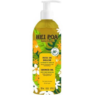 Monoi De Tahiti, Weichmachendes Duschöl, für alle Hauttypen, 250 ml