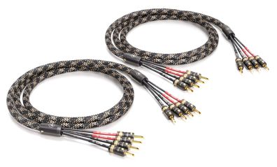 Viablue -SC-4 Silver- HighEnd Lautsprecherkabel - Bi-Amping - Bananas T8 - Cobra