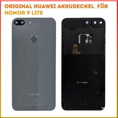 Original Huawei Backcover für Honor 9 Lite Akkudeckel inkl. Kameraglas gebraucht grau