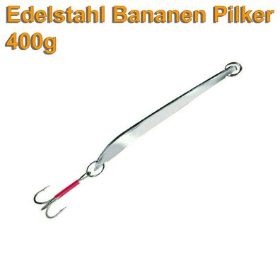 Dreikant Edelstahl Bananen Norwegen Pilker Speed Norwegenpilker Dorsch Bleifrei 400g