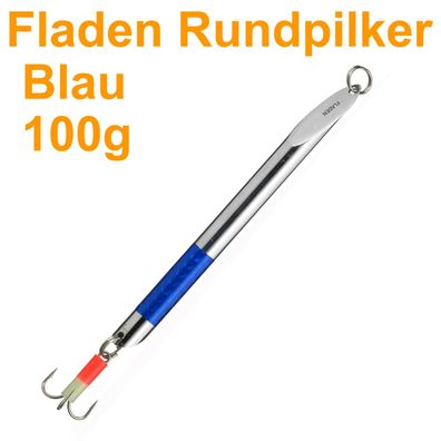 Fladen Rund Norwegen Pilker Speed Norwegenpilker Dorsch Bleifrei 100g Blau