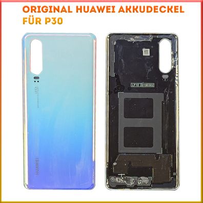 Original Huawei Backcover P30 Akkudeckel Ohne Linse Crystal