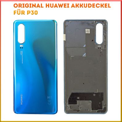 Original Huawei Backcover P30 Akkudeckel Ohne Linse Blau