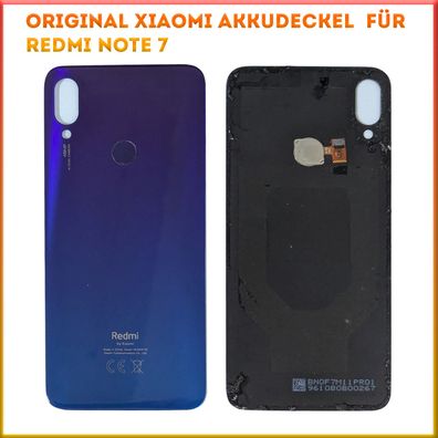 Original Xiaomi Backcover für Redmi Note 7 Akkudeckel Inkl. Fingersensor gebraucht bl