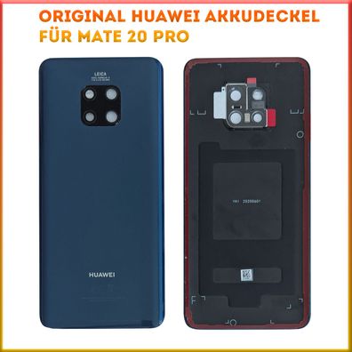 Original Huawei Backcover für Mate 20 PRO Akkudeckel inkl. Kameraglas neu schwarz