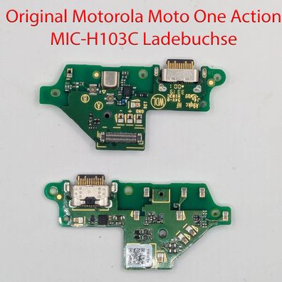 Original Ladebuchse Motorola Moto One Action MIC-H103C Connector Charging Port