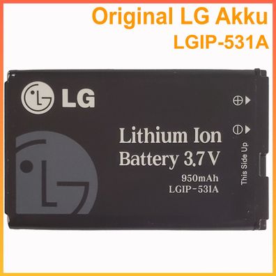 Original LG LGIP-531A Akku KU250, KP100, KE770, GB102 Battery Batterie Gebraucht