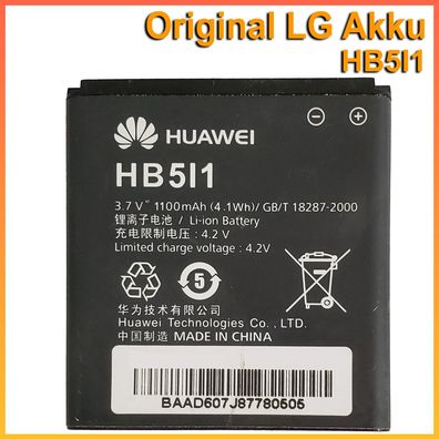 Original Huawei HB5I1 Akku U8350 Battery Batterie Gebraucht