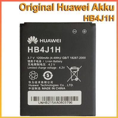 Original Huawei HB4J1H Akku C8500, C8500S, C8500x, U8150, U8160, VF858, U8180, M835,