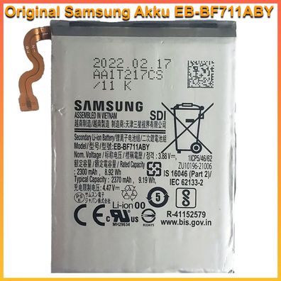 Original Samsung EB-BF711ABY Akku Für Galaxy Z Flip 3 5G Battery Batterie gebraucht