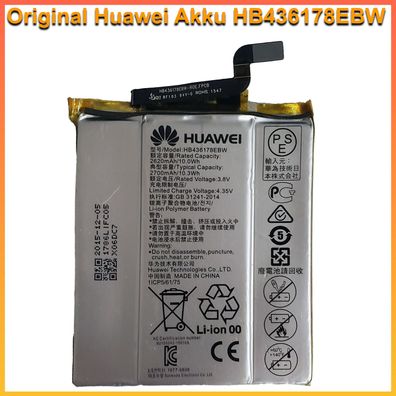 Original Huawei HB436178EBW Akku Für Ascend Mate S Battery Batterie gebraucht