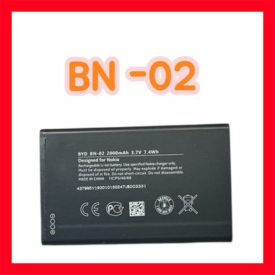 Original Nokia Akku BN-02 XL Battery Batterie Gebraucht