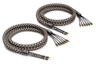 Viablue -SC-6 AIR- Referenz Lautsprecherkabel - Tri-Wiring - Bananas T8 - Cobra