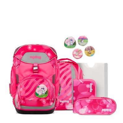 ergobag Pack NEO Edition Set 6tlg KuntBärbuntes Einhorn, KuntBärbuntes Einhor