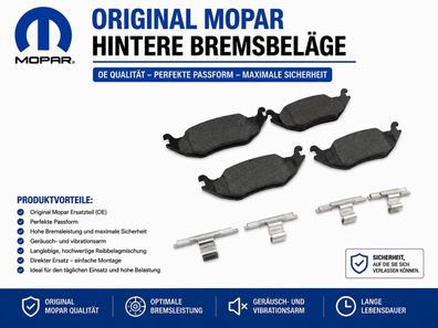 Bremsbeläge HA Ram 1500 Bj:05-25 (Gen.3 & Gen.4) (nur mit 5-Loch Bremsscheibe)