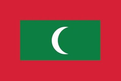Malediven Flagge Aufkleber Sticker Fahne selbstklebend 5-60cm breit ES-FL-MLD
